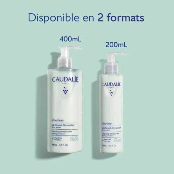 Lait d'Amande Démaquillant Vinoclean - 400 ml