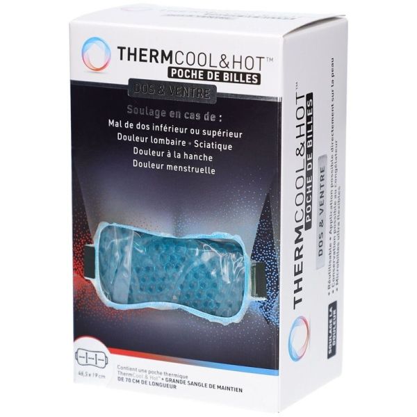 Thermcool Hot Poche de Billes Dos et Ventre - 1 poche