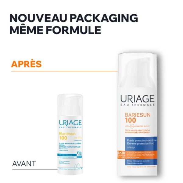 BARIESUN 100 - FLUIDE PROTECTEUR EXTRÊME SPF50+ - 50 ml
