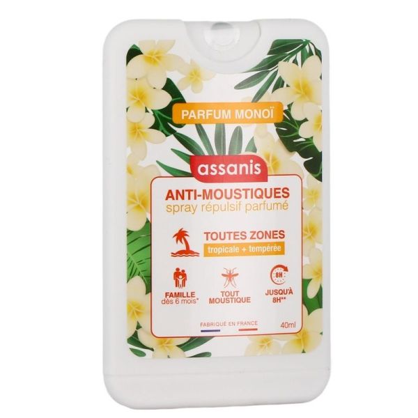 Spray Anti-Moustiques Répulsif - Monoï - 40 ml