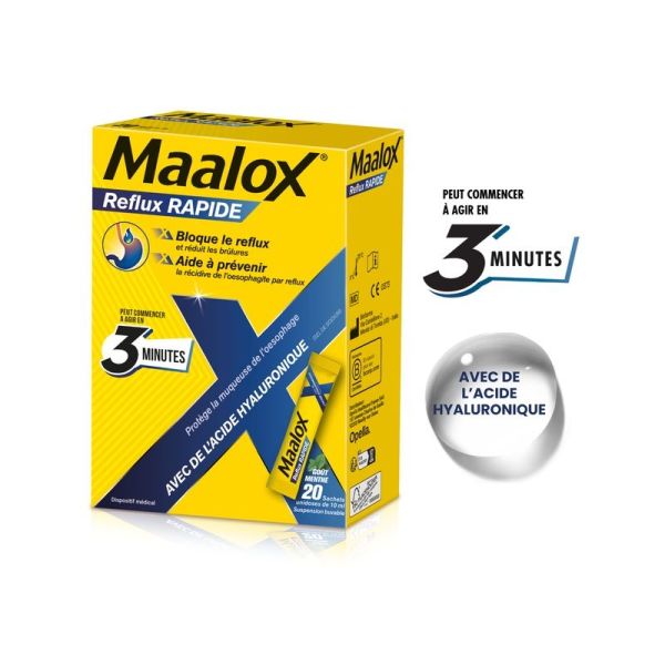 Reflux Rapide Sachets - 20 sachets