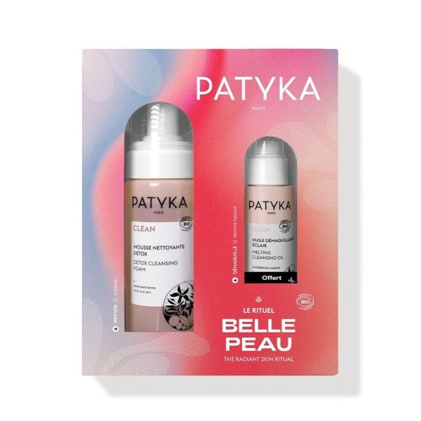 Coffret Rituel Belle Peau - Huile Demaquillante Eclair 50 ml + Mousse Nettoyante Detox 150 ml
