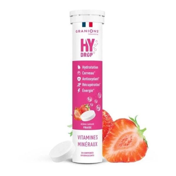 HYDROP Hydratation Électrolytes - 20 comprimés effervescents