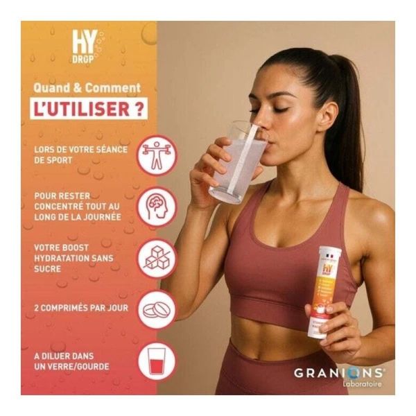 Hydrop Pastilles Hydratation - 20 comprimes