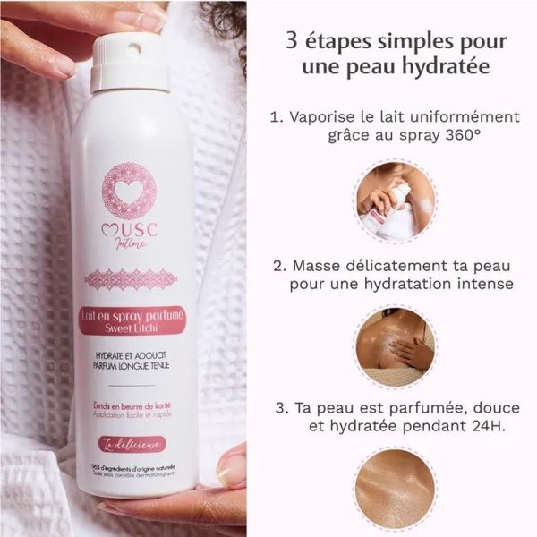 Lait en Spray Parfumé au Sweet Litchi - 200 ml