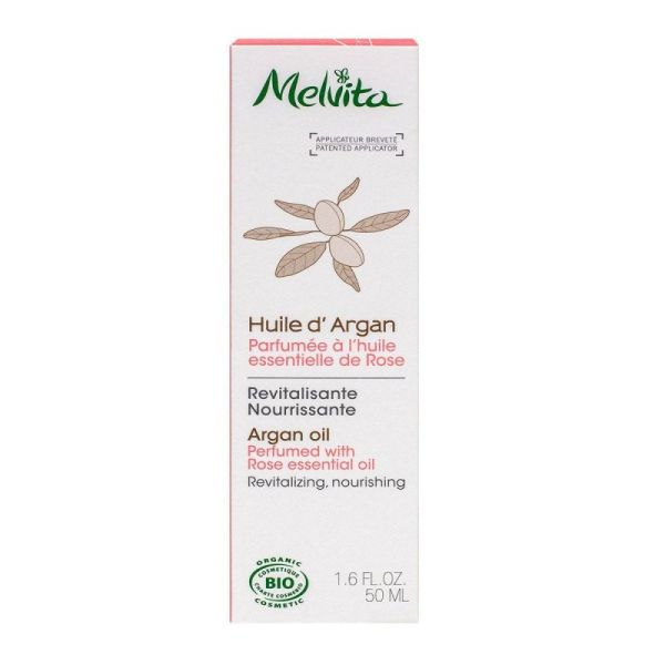 Melvita Huile Argan Parf Rose 50Ml