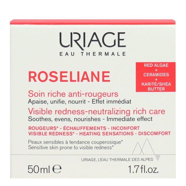 Roséliane soin riche anti-rougeurs peau sensible 50ml
