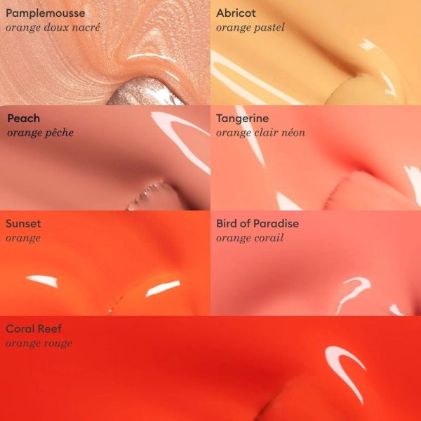 Vernis semi-permanent Tangerine Green Flash - 15 ml