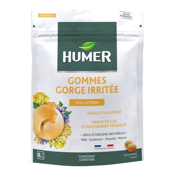 Gommes gorge irritee - 30 gommes