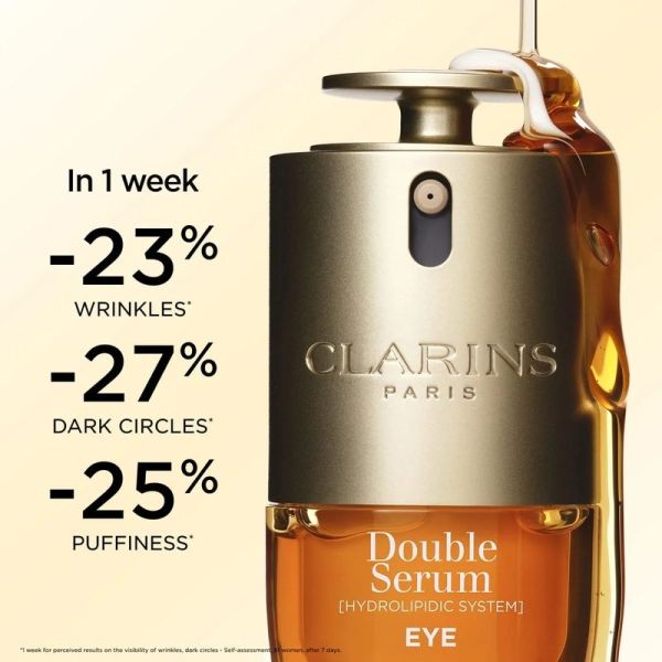 DOUBLE SERUM Eye Brightening + Depuffing Anti-Aging Concentrate