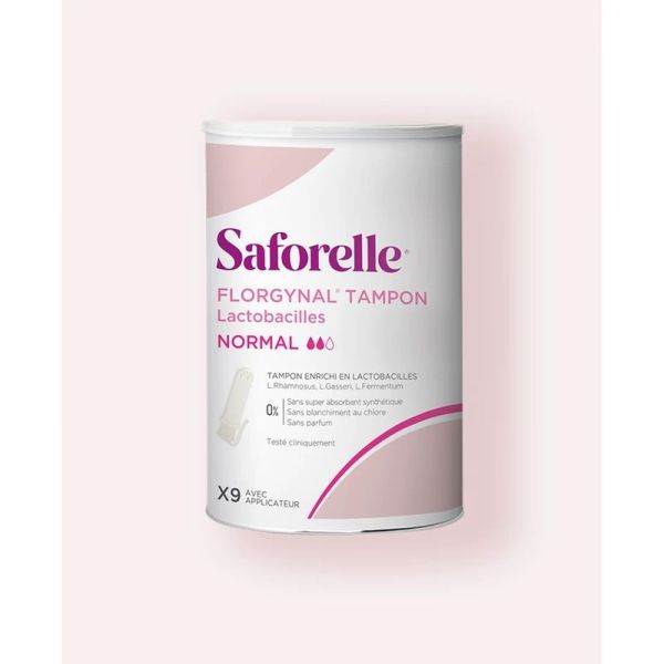 Tampons Florgynal enrichis en lactobacilles - Super - 9 tampons