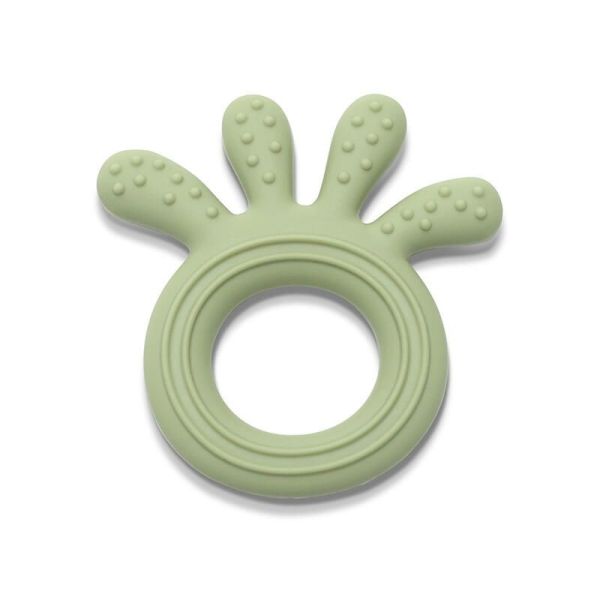 Hochet de dentition en silicone Octopus - Vert
