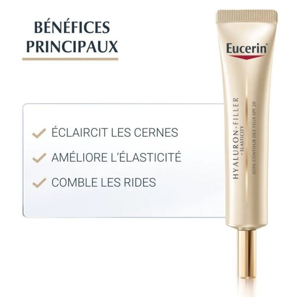 Contour des Yeux SPF 20 HYALURON-FILLER + ELASTICITY - 15 ml