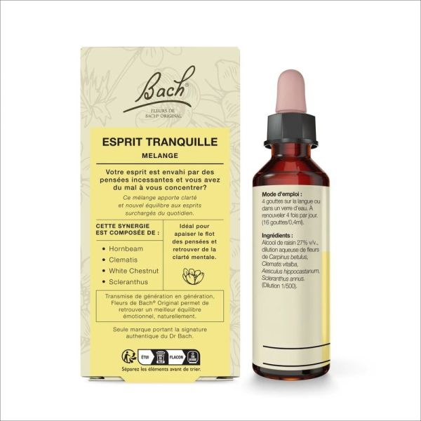 Fleurs de Bach Esprit Tranquille - 20 ml