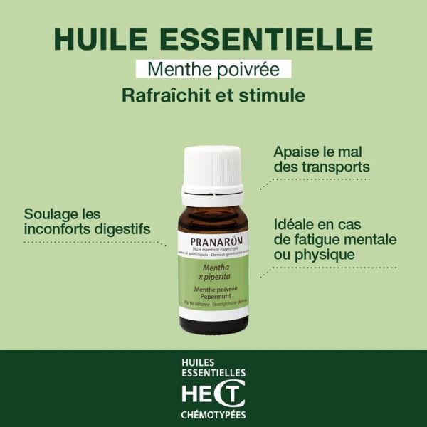 Huile Essentielle de Menthe poivree - 10 ml