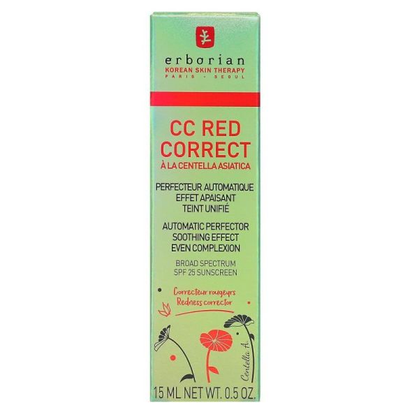 Erborian Cc Creme Red Correct 15 Ml