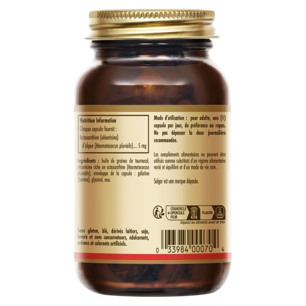 Astaxanthine - 30 capsules