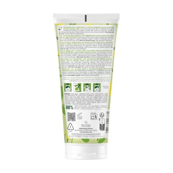 Gel douche 2-en-1 - Poire - 200 ml