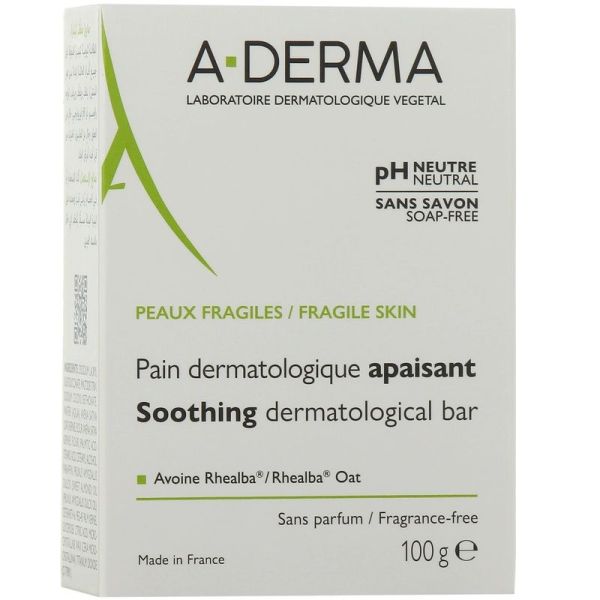 Pain Dermatologique Apaisant - 2 x 100 g