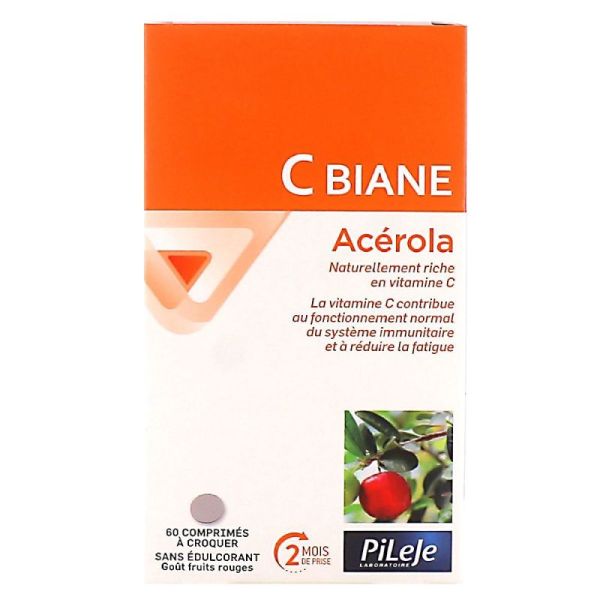 Pileje C-Biane Acerola Bte 60