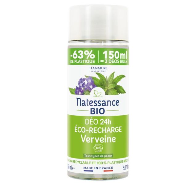 Natessance Deo Verveine Bio Rech 150Ml