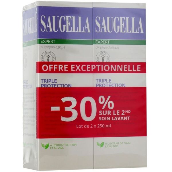 Soin Lavant Intime Triple Protection Expert - 2 x 250 ml