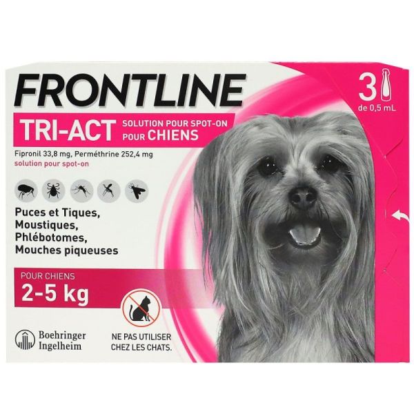 Frontline Tri Act Chien Xs P3
