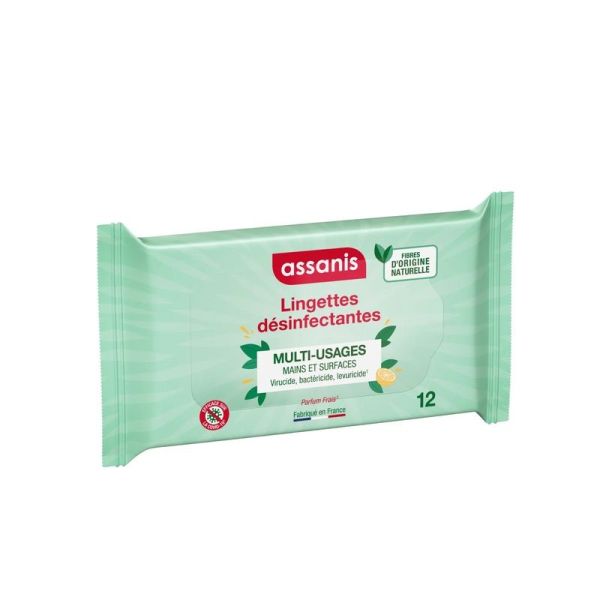 Lingettes Désinfectantes Multi-Usages - 25 unités
