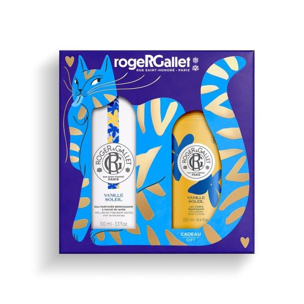 Coffret Noël Eau Parfumée Bienfaisante + Lait Corps Bienfaisant - Vanille Soleil - 100 ml + 250 ml