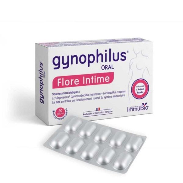 Gynophilus Oral Flore Intime - 20 gelules