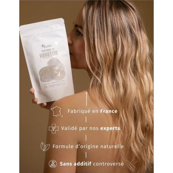 Peptides de Kératine - Cheveux Brillance & Force - 120 g