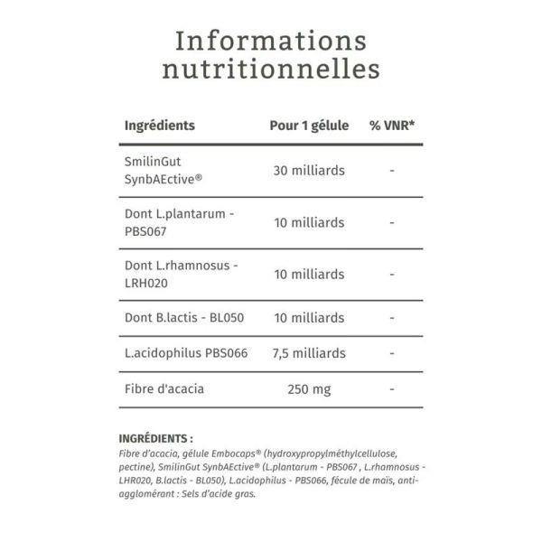 Probiotique / Prébiotiques - 30 gélules