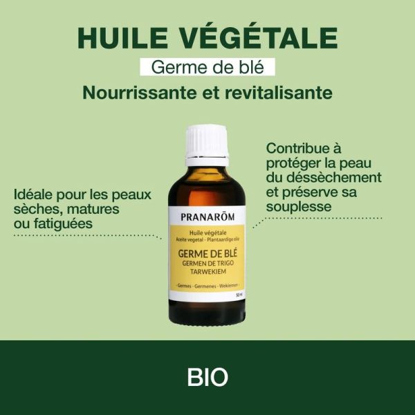 Huile Végétale de Germe de blé - 50 ml