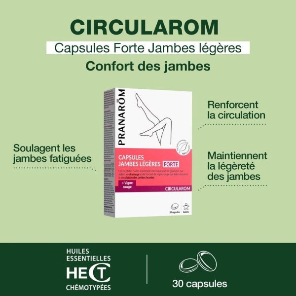 Capsules FORTE - Jambes légères - 30 capsules