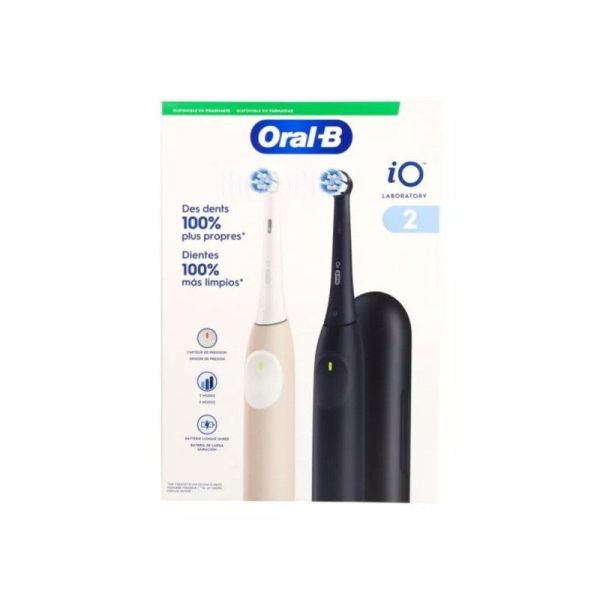 iO 2 Brosse a dents electrique - Lot de 2