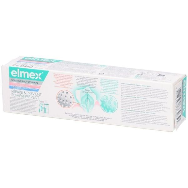Répare et Prévient Dentifrice Soin Gencives + Blancheur Sensitive Professional - 75 ml