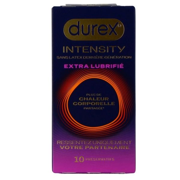 Préservatifs Intensity Extra Lubrifiés - 10 préservatifs