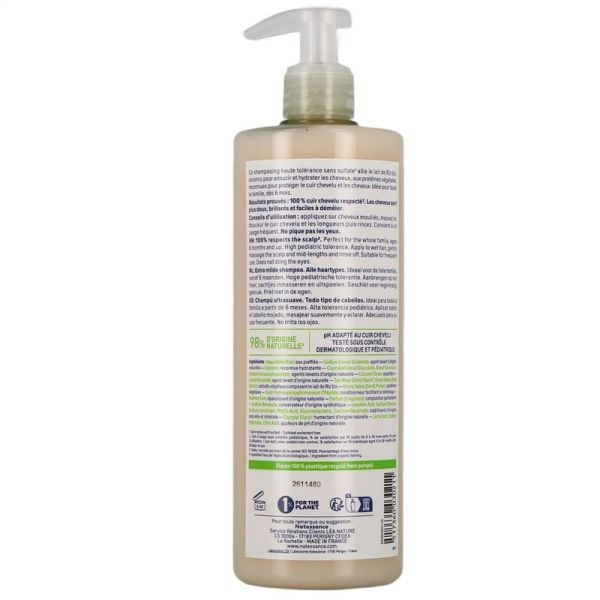 Shampooing Extra-Doux - Lait de Riz Bio - 500 ml