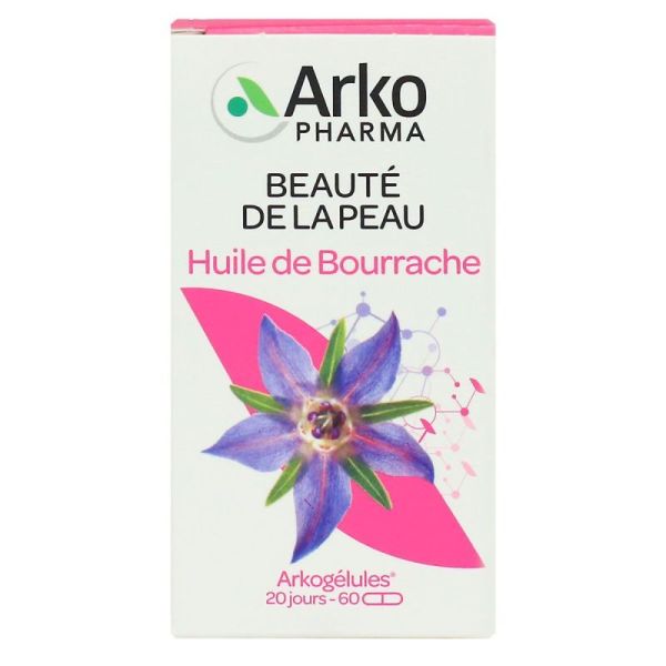 Arkogelule Bio Huile Bourrache 60Caps