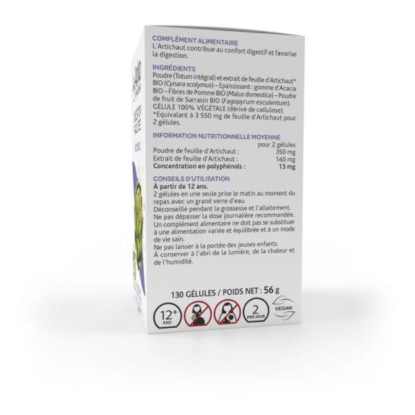 Arkogelule Bio  Artichaut Bte 130