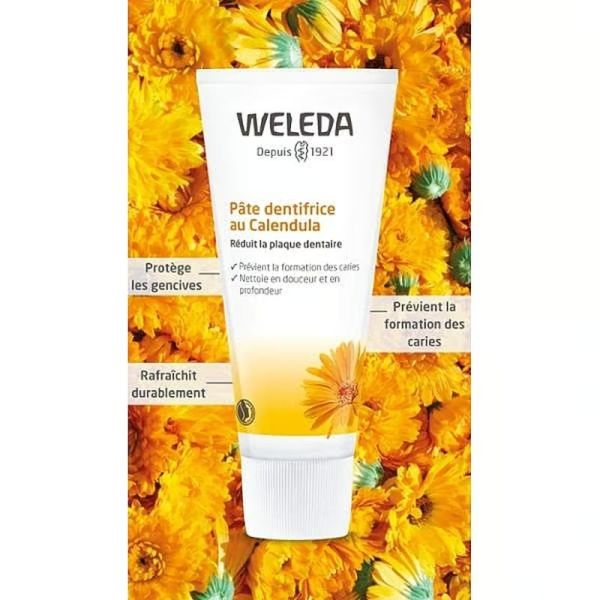 Pâte dentifrice au Calendula - 75 ml