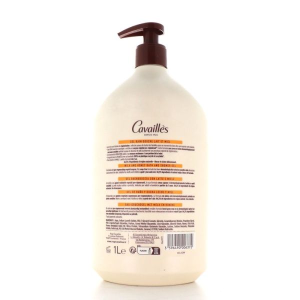 Gel Bain Douche Surgras - Éclat de Mimosa - 1 L