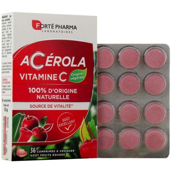 Acérola Comprimés à Croquer - 36 comprimés