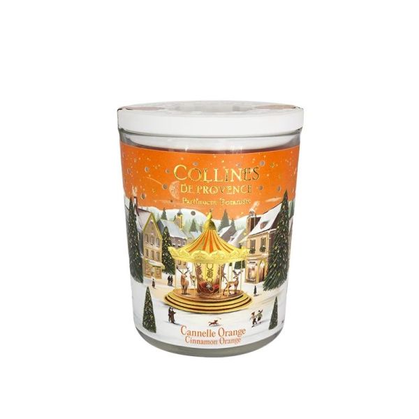 Bougie Parfumée Noël - Cannelle Orange - 180 g