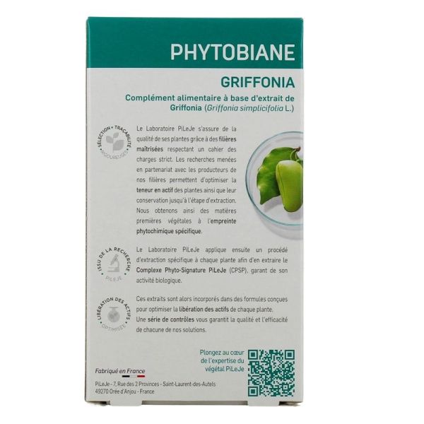 Phytobiane Griffonia - 30 comprimes a sucer
