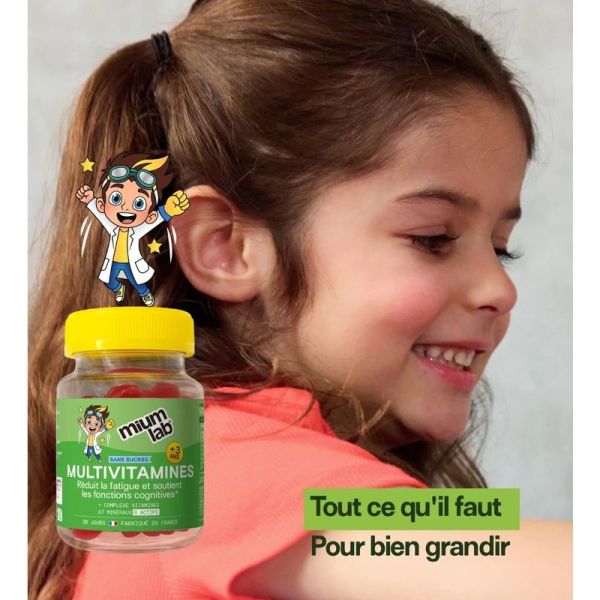 Gummies Multivitamines Enfants - Sans sucres - 30 gummies