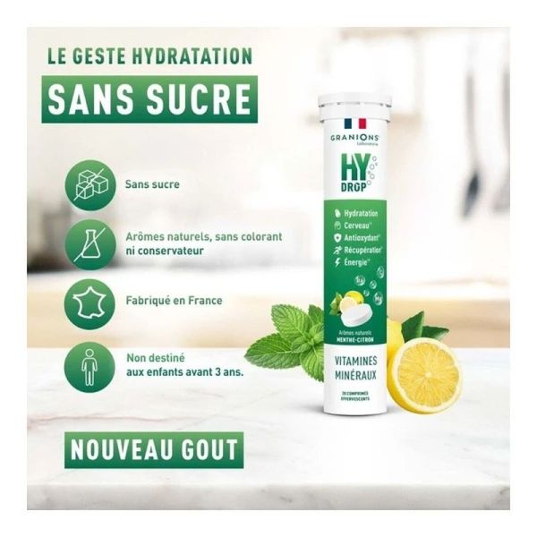 Hydrop Vitamines et Minéraux - 20 comprimés