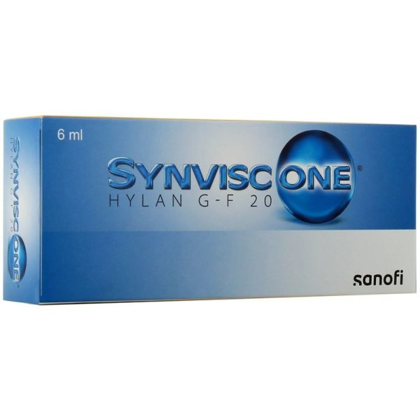 Synvisc-One Hylan G-F 20 - 1 seringue de 6 mL