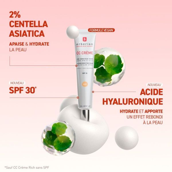 CC Crème à la Centella SPF30 - Porcelain - 40 ml