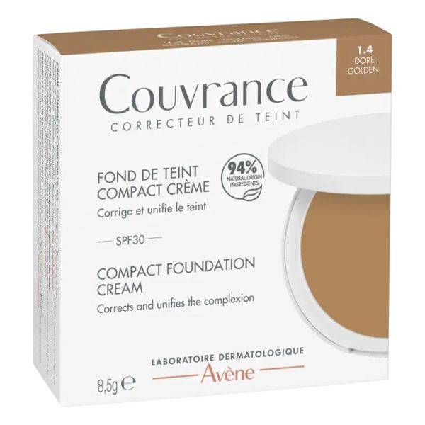 Fond de Teint Compact Crème 1.4 Doré - 8,5 g